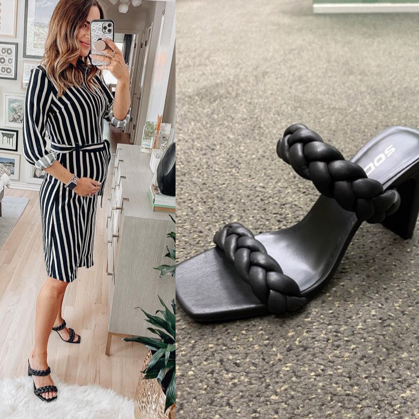 Fallon Braided Heels