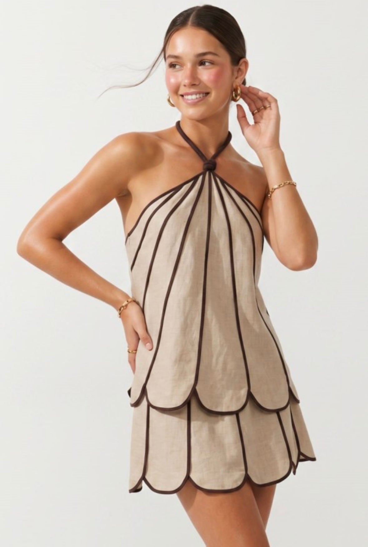 Espresso Bloom Top