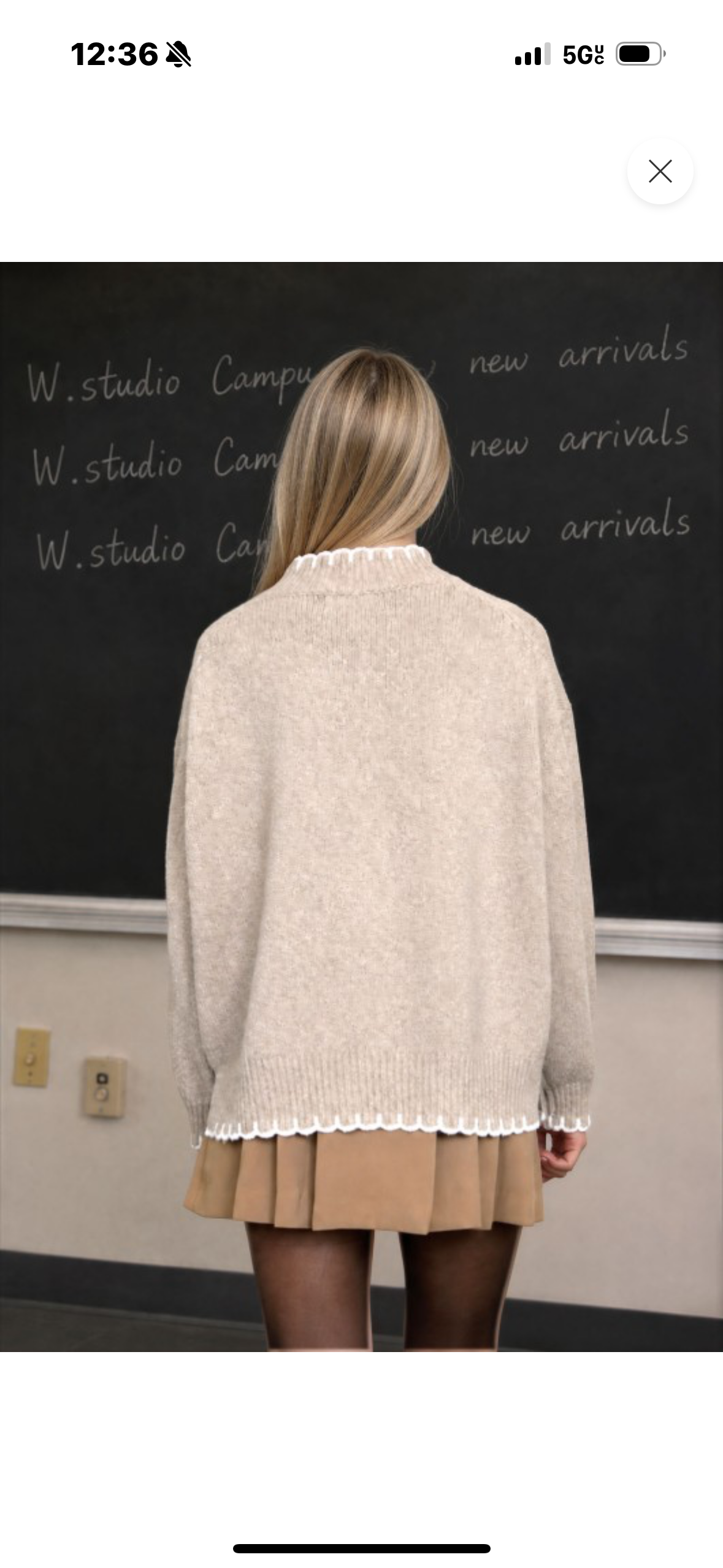 The Sweet Serenity Scalloped Sweater