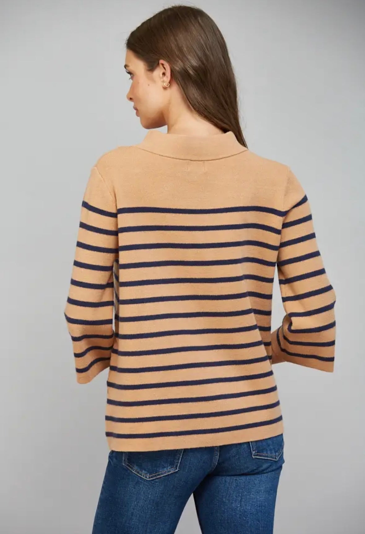 The Sunday Stroll Striped Sweater
