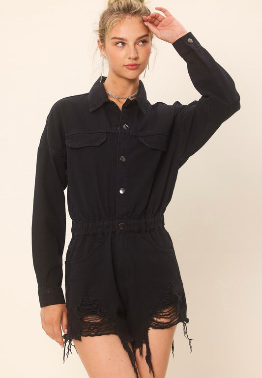 Era denim romper