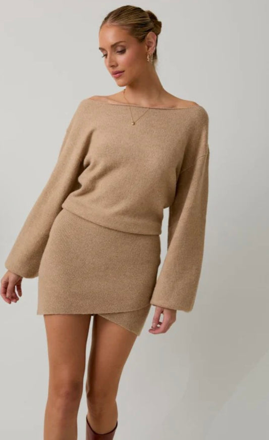 Fireside Glow Sweater Dress