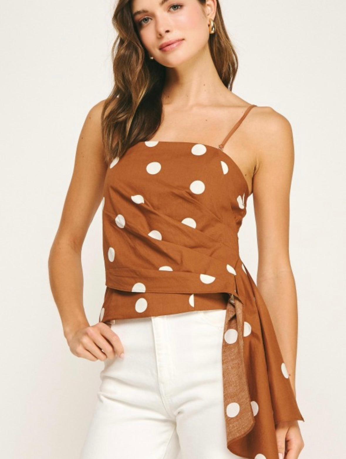 Polished Polka Dot Top