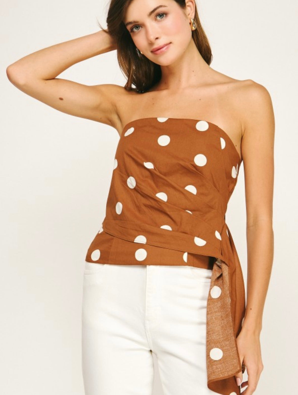 Polished Polka Dot Top