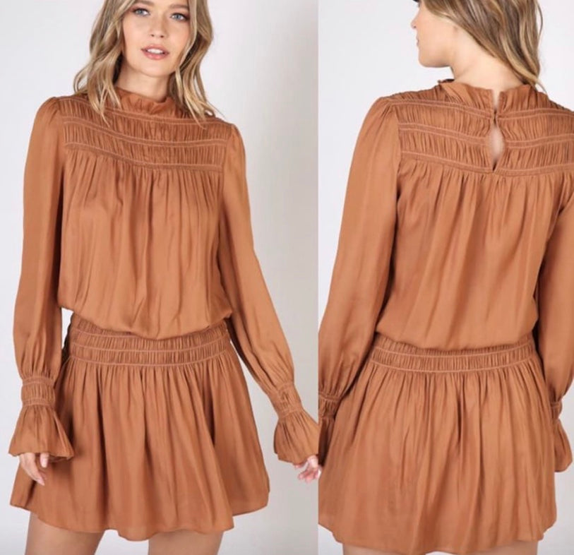 Fall caramel dress