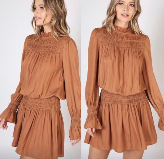 Fall caramel dress